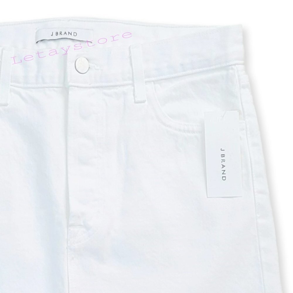 NWT J Brand Bonny Frayed Hem Mid-Rise Denim Jean Mini Skirt - Picture 8 of 8